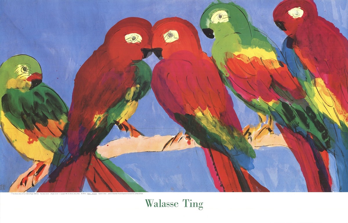 ◇希少 特大◇ walasse ting blue horse ◇希少 特大◇ walasse ting