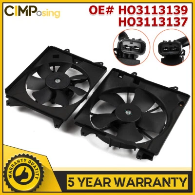 Conjunto de ventilador de refrigeración condensador de radiador para Honda HR-V 2016-2018 HO3113137 HO3113139 Foto 1 de 4