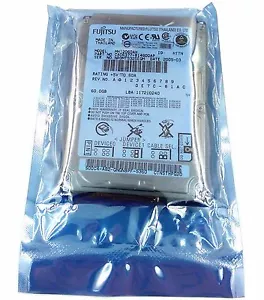 Fujitsu 60GB 60 GB 5400 RPM,2.5" IDE 8MB (MHV2060AH) Internal Hard Disk Drives - Picture 1 of 2