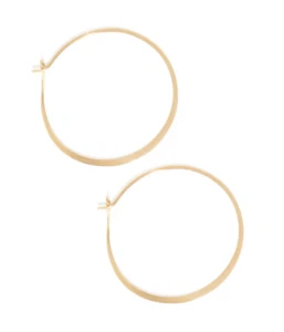 ¡INCREÍBLES Pendientes de aro redondos Melissa Joy Manning de 1,25 pulgadas!! - Imagen 1 de 3