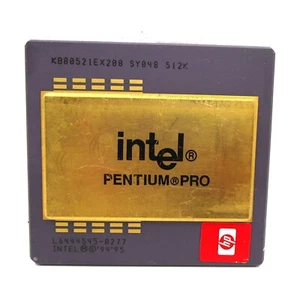 INTEL Pentium PRO Processor @ 200MHz 512KB Socket 8 SY048 94-95 - Picture 1 of 2