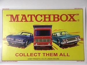 Phantom Matchbox Lesney 1960's Custom Shop Window Sign Sticker Decal Copy. - Picture 1 of 1