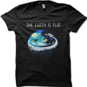 Flat Earth, Earth is FLAT, Firmament, NASA Conspiracy, New World camiseta 9111 - Imagen 1 de 11