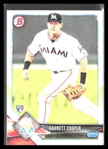 Garrett Cooper 2018 Bowman #74  Rookie   Miami Marlins