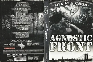 Nuclear Blast Agnostic Front Live at CBGBs ~ DVD/CD ~ VGC ~ Free Post ~ Rare OOP - Picture 1 of 2