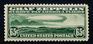 UNITED STATES (US) C13 VF NH 65c ZEPPELIN - Picture 1 of 2