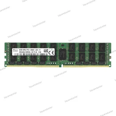 SK Hynix 64GB 2666MHz REG ECC RAM DDR4 DIMM PC4-21300 288Pin Server Memory - Image 1 of 2
