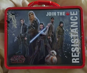 Tin Lunchbox JOIN THE RESISTANCE w/ This Classic Collectable Starwars - Picture 1 of 3