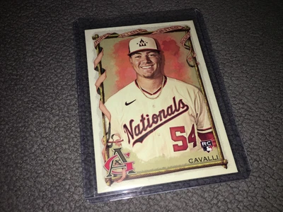 2023 Topps Allen & Ginter - Cade Cavalli #124 (RC) - Washington Nationals - Image 1 of 4