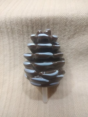 Nora Fleming Mini Brown Pinecone A110 Platter Charm Fall Cottagecore Winter Fall - Image 1 of 4