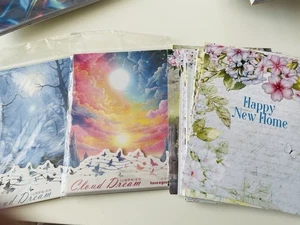 3 packs of A6 patterned cards mixed designs 56 in pages - Imagen 1 de 3