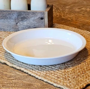 Corning Ware WHITE 9" Pie Plate P-309 Range Microwave *XLNT COND - EUC* - Picture 1 of 1