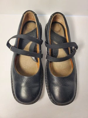 Born Womens Leather Mary Jane shoe with Double Elastic Strap Black Size 7 - Image 1 of 4