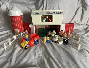Fisher Price Vintage Little People Play Family Farm 1968 With Silo - Picture 1 of 5