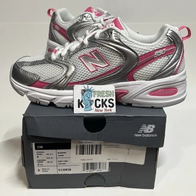 New Balance 530 Dragon Berry Plateado Metálico Talla 4Y Juvenil (UK3.5/EU36) U530RSB Foto 1 de 4