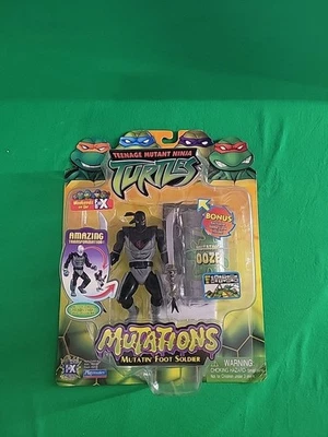 ☆2003 Tmnt Rare Mutations Pie Soilder Embalaje Alternativo con Tarjeta Moc☆ Foto 1 de 4