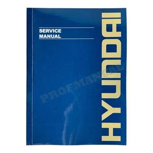 Hyundai HX60A CRAWLER EXCAVATOR Hardcover Repair Service Manual - Picture 1 of 7