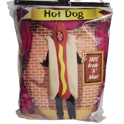 Disfraz de Halloween de lujo para perro caliente comida divertida adulto tamaño estándar Foto 1 de 3