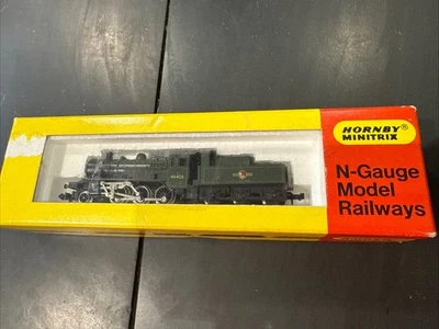 Hornby Minitrix N Gauge 213 -  2MT Ivatt Loco No. 46406 BR Green Late - Boxed - Image 1 of 4