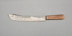 Vintage Tru-Edge Ontario Knife Co Old Hickory Metzgermesser 12" Klinge Holzgriff - Bild 1 von 11