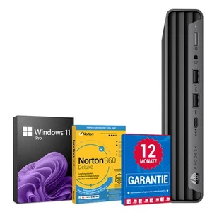 HP ProDesk 600 G6 Mini PC Computer i5-10500T 8GB 256GB SSD Win 11Pro - Bild 1 von 3