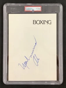 Muhammad Ali Signed Cut Vintage 70's Full HUGE Autograph Boxing Champ PSA/DNA - Picture 1 of 5