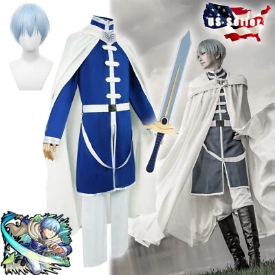 Frieren Beyond Journey's End Himmel Cosplay Costume Uniform Cloak Halloween - Image 1 of 4