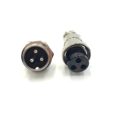 GX20 3pin bulkhead aviation plug and socket circular connector, industrial plug - Image 1 of 4