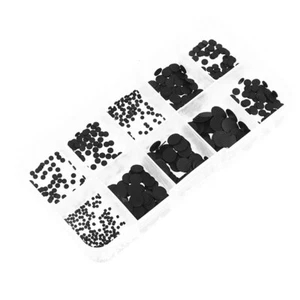 Kit de reparación de teclado almohadillas de goma conductoras de diferentes tamaños 500 piezas/caja 1,5-8 mm 1943 - Imagen 1 de 6