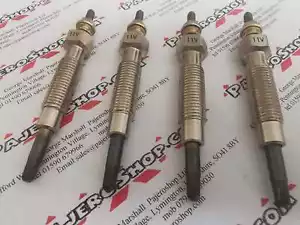 Bosch OEM Duel Coil Glow Plugs Set Of Four Pajero Sport 2.5TD 4D56 Mitsubishi - Picture 1 of 6