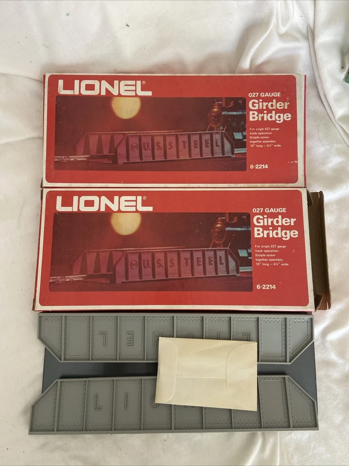 Vintage Lionel 027 Scale Girder Bridge 6-2214 1970s