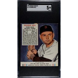 Vintage 1952 Redman Tobacco George Kell SGC 5 - Bild 1 von 2