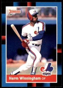 1988 Donruss #581 Herm Winningham - Bild 1 von 4