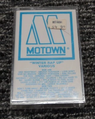 Motown Winter Rap Up Cassette NEW 1987 Promo Only Smokey Robinson Pickett - Image 1 of 2
