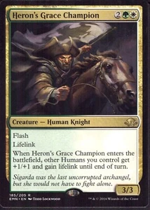 Heron's Grace Champion Eldritch Moon - Rare - Magic MTG LP - Picture 1 of 2
