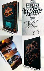 SIGNED The Endless War by Danielle L. Jensen BOOKISH EXCLUSIVE Stenciled Edges - Picture 1 of 16