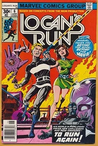 Logan's Run #6 Marvel Comics 1977, 1st Solo Thanos Story - Picture 1 of 2