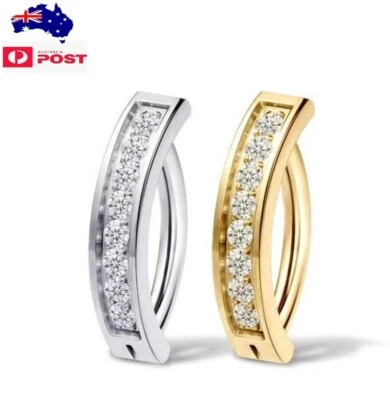 Nueva barra ombligo clicker de acero inoxidable 14G  Foto 1 de 4