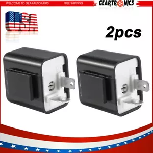 2Pin Adjustable LED Flasher Relay Turn Signal Blinker Light for Motorcycle 12V! - Picture 1 of 11