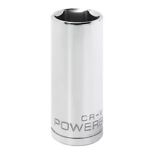 Powerbuilt 1/2 Inch Drive x 15/16 Inch 6 Point Deep Socket - 642206 - Picture 1 of 5