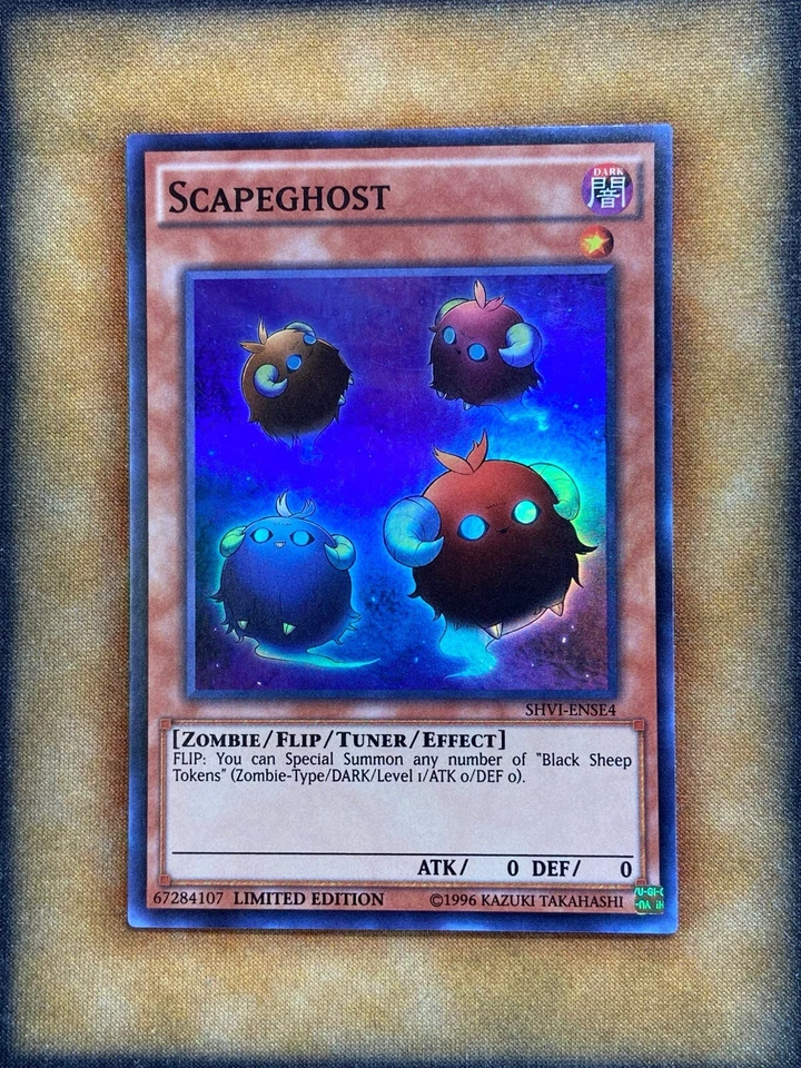 Yugioh Scapeghost SHVI-ENSE4 Super Rare Limited Edition NM - Image 1 of 1