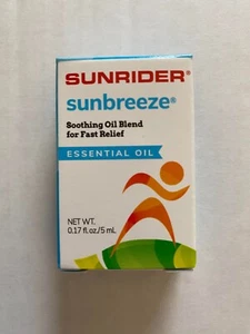 Sunrider Sunbreeze Essential Oil ( 0.17 fl. oz ) Pain Relief Muscle Ache Soothin - Picture 1 of 3