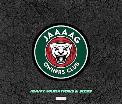 Jaguar JAAAAG Owners Club - Fun Car Sticker For Window, Bumper or other - Image 1 of 4