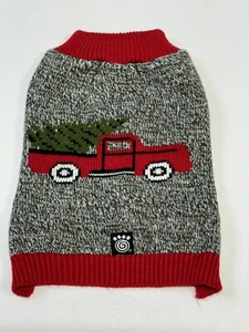 Petrageous Dog Sweater Clothes Christmas Tree Red Truck Small - Picture 1 of 5