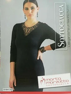SOTTOGIACCA DONNA MAGLIA nera "MARTA MARZOTTO" - Picture 1 of 3