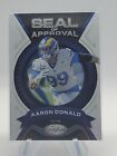 2021 Panini Certified Aaron Donald Seal Of Approval #Sa-16 Los Angeles Rams!