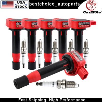6Pcs Ignition Coils UF242 For Honda Odyssey 3.5L 1999 2000 2001 2002 2003 2004 - Image 1 of 4