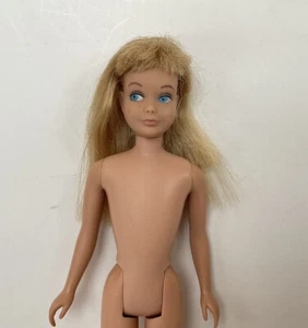 Mattel Skipper Doll 1963 Straight Blonde Hair Foot Marked Japan (33) - Picture 1 of 7