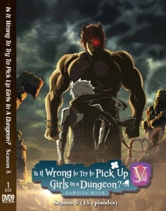 DVD ANIME IS IT WRONG TO TRY TO PICK UP GIRL SEASON 5 VOL.1-15 END ENGLISH DUB - Picture 1 of 7