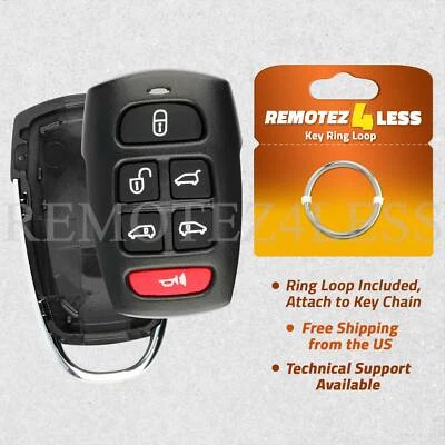Remote For 2007 2008 2009 Hyundai Entourage SV3-100060235 Shell Case Foto 1 de 4